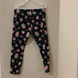 Sale Rose Leggings